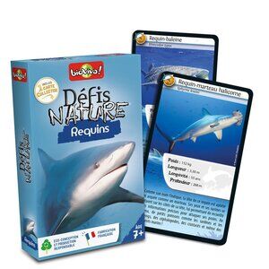 Bioviva Défis Nature-Requins -French Card Game New Sealed Ages 7+